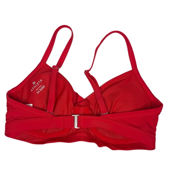 Athleta Twisted Radiant Red Bikini Top - Picture 2 of 8